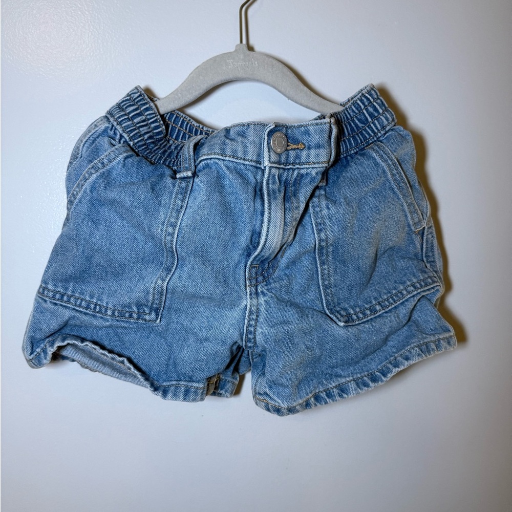 Kids Blue Denim Shorts